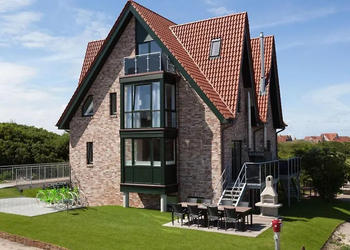 Casa de Férias Duenenhuus Ost Modern Retreat Juist