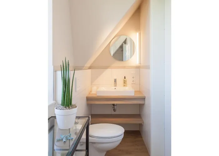 Casa de Férias Duenenhuus Ost Modern Retreat Juist